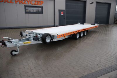 Trailer Parc - Intre 3000 kg - 3500 kg - Trailer Wiola hidraulica 3.5 t 3 axe 6.5 m