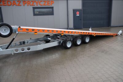Trailer Parc - Intre 3000 kg - 3500 kg - Trailer Wiola hidraulica 3.5 t 3 axe 6.5 m