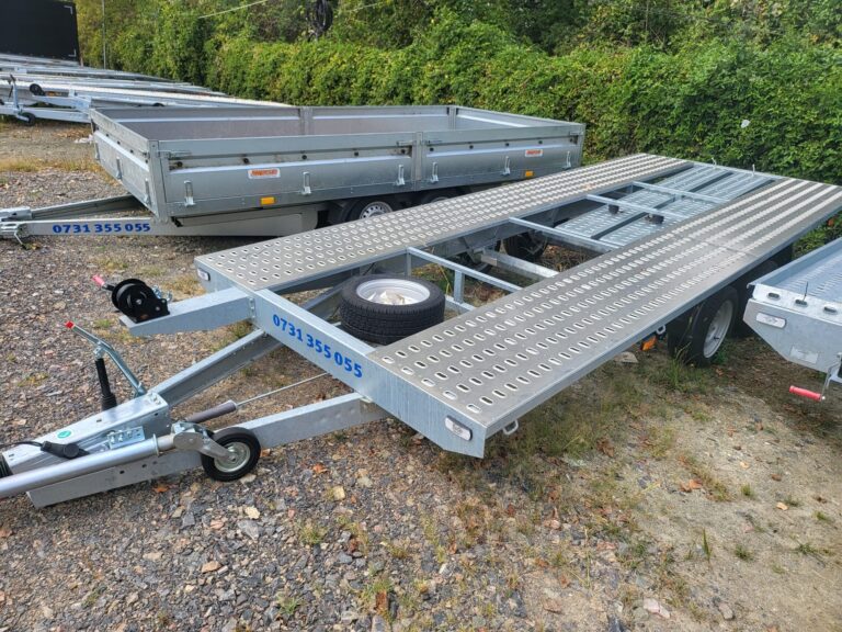 Trailer Parc - Intre 2000 kg - 2700 kg - Trailer auto Boro Niewiadow drept Mars 4,5M, 2 axe, 3,5T