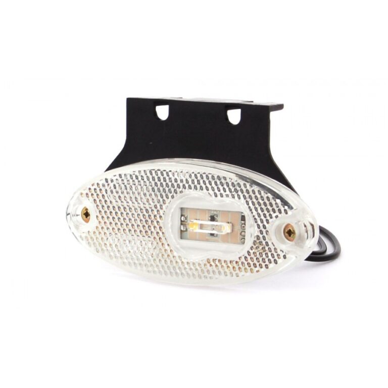 Trailer Parc - Gabarite Albe - Gabarit alb oval (BORO) cu cablu si LED L5186W