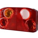 Trailer Parc - Lămpi, stopuri - Stop cu becuri rotunde cu mufa cu fir LZT2193 8 pini - stanga