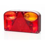 Trailer Parc - Lămpi, stopuri - Stop semnalizare laterala oval dreapta cu bec cu mufa 5 pini