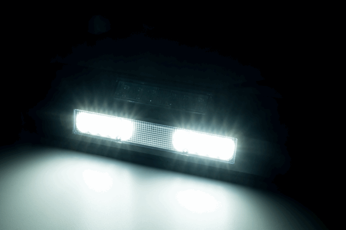 Trailer Parc - Girofar și Bară LED - Lampa de lucru cu lumina de avertizare albastra LRD3043