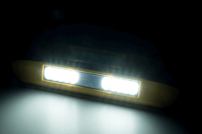 Trailer Parc - Girofar și Bară LED - Lampa de lucru cu lumina de avertizare galbena LRD3043