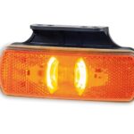 Trailer Parc - Gabarite Portocalii - Lampa cu suport cu indicator de directie reflector LED LKD 2222