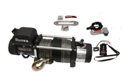 Trailer Parc - Trolii - Troliu electric cu sfoară sintetică RUNVA EWX12000 12V