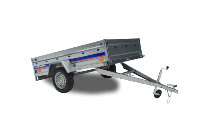 Trailer Parc - Remorcă cu bară de torsiune - BE7323U Remorca Niewiadow 750 kg , 1 AXA , 2.33M X 1.32M