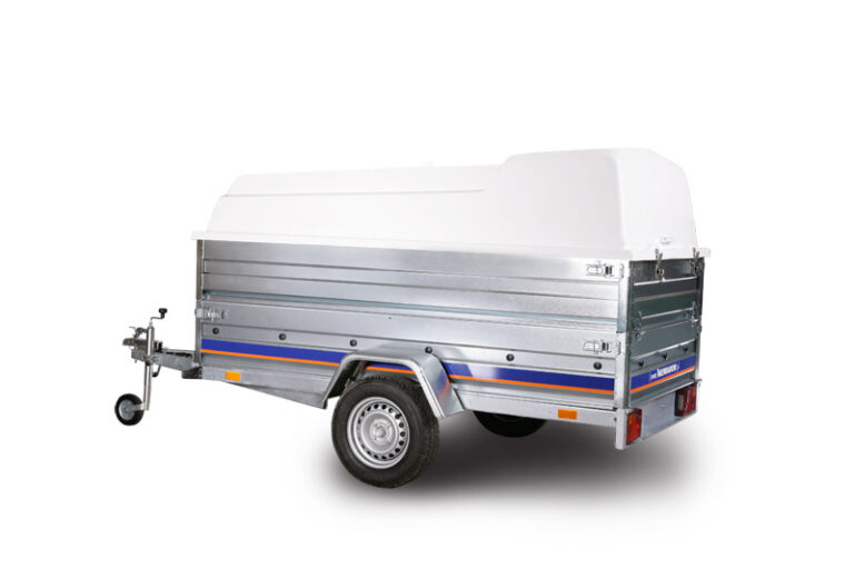 Trailer Parc - Remorcă cu bară de torsiune - BD752413U Remorca Niewiadow, BASCULABILA , 1 AXA , 750kg , 2.44M x 1.26M
