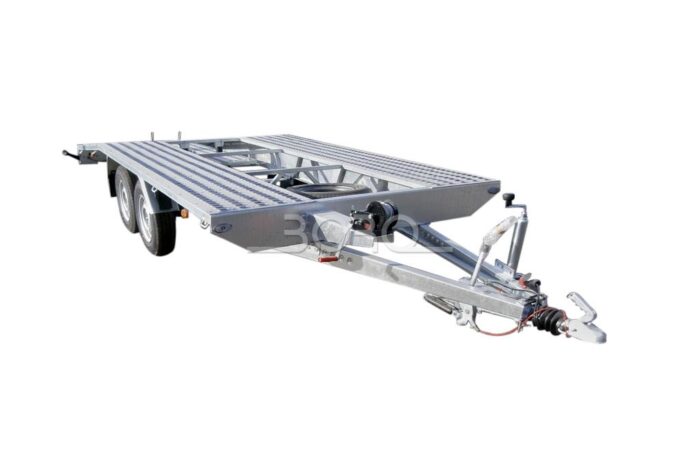 Trailer Parc - Intre 2000 kg - 2700 kg - Trailer Boro Jupiter tabla striata 2 AXE , 2700 KG 4.0 M X 2.0 M