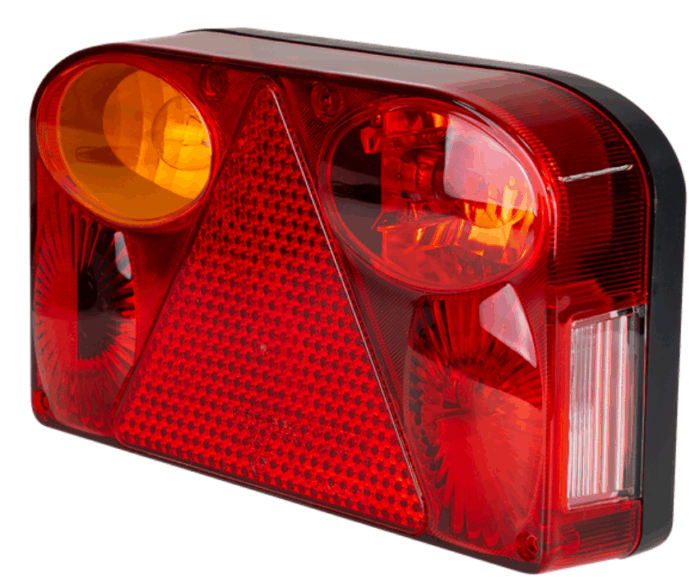 Trailer Parc - Sticle stopuri - Sticla stop cu semnalizare lateral oval dreapta FT-088