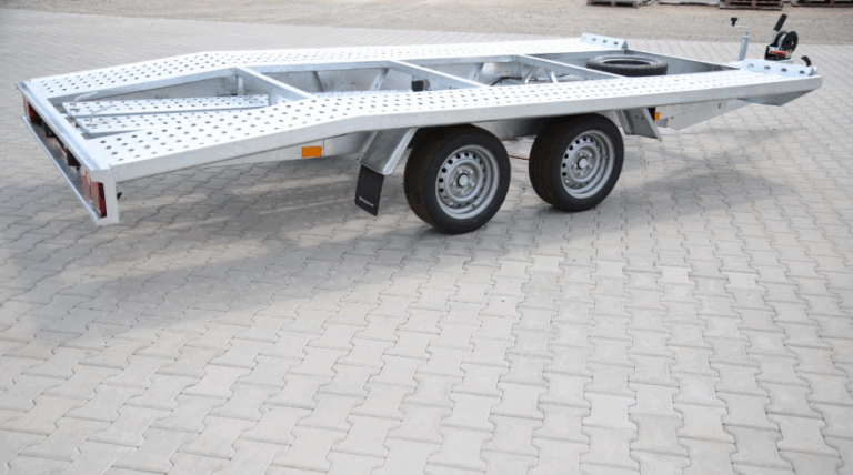 Trailer Parc - Intre 2000 kg - 2700 kg - Trailer platforma transport auto Niewiadow Jupiter NM 4.5x2M, 2700 KG DMC, 195 R13C