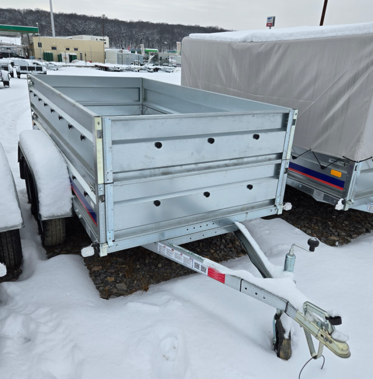 BEG7527T Remorca Niewiadow 750 KG, 2 AXE, 2.63M X 1.32M +oblon suplimentar