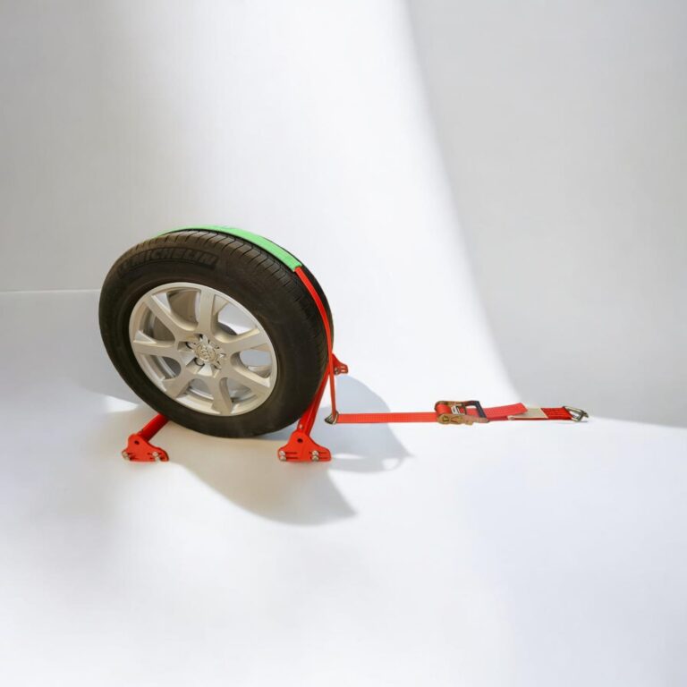 Trailer Parc - Chingi - Chinga auto cu VDI 3m 3T carlig fix+protectie antiderapanta