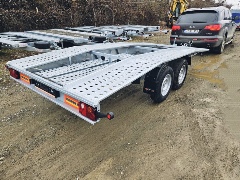 Trailer Parc - Intre 2000 kg - 2700 kg - Trailer Adam Light, PLATFORMA AUTO 4 m, 2 T, R14, sistem Alko