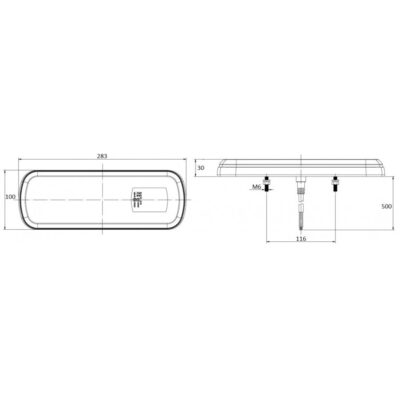 Stop spate LED cu indicator dinamic L1830 - imagine 9