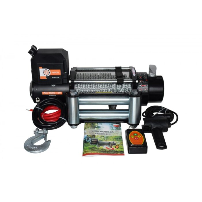 Trailer Parc - Produse în Promoție - Troliu electric cu cablu oțel (auto, dube, jeep) Presko 5,5T 12V
