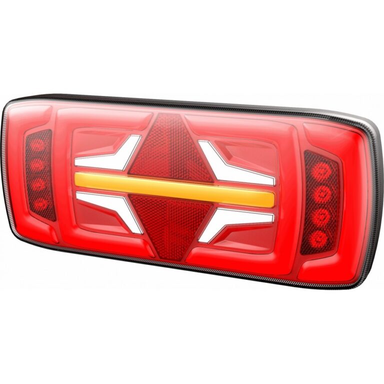 Trailer Parc - Lămpi, stopuri - Stop neon dinamic 5 functii cu romb L1916 12/24 V