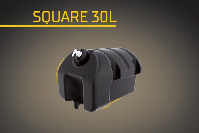 Trailer Parc - Rezervoare apa si accesorii - Rezervor apa negru 30 L, cu recipient de sapun