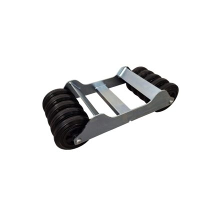 Trailer Parc - Accesorii - Carucior pentru roti defecte, galvanizat, cu 10 roți, rezistență maximă 1500 kg