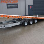 Trailer Wiola hidraulica 3.5 t 3 axe 5.5 m