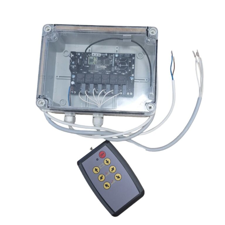 Control fara fir cu 6 canale, 12-24 V