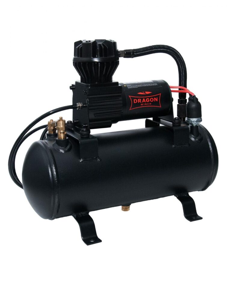 Compresor aer Dragon Winch seria profesionala 150 SHD cu rezervor