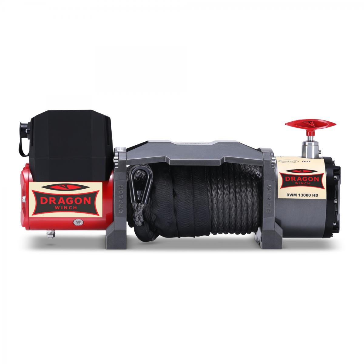 Troliu Dragon Winch Maverick 13000 HD 12V cu cablu sintetic 20m Troliu Dragon Winch Maverick 13000 HD 12V cu cablu sintetic 20m