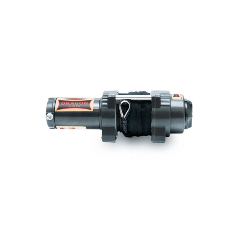 Troliu Dragon Winch Highlander 3000 HD 12V cu cablu sintetic