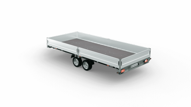 BALHANGER LOGI – remorcă logistică universală cu platformă joasă, 2700–3500 kg