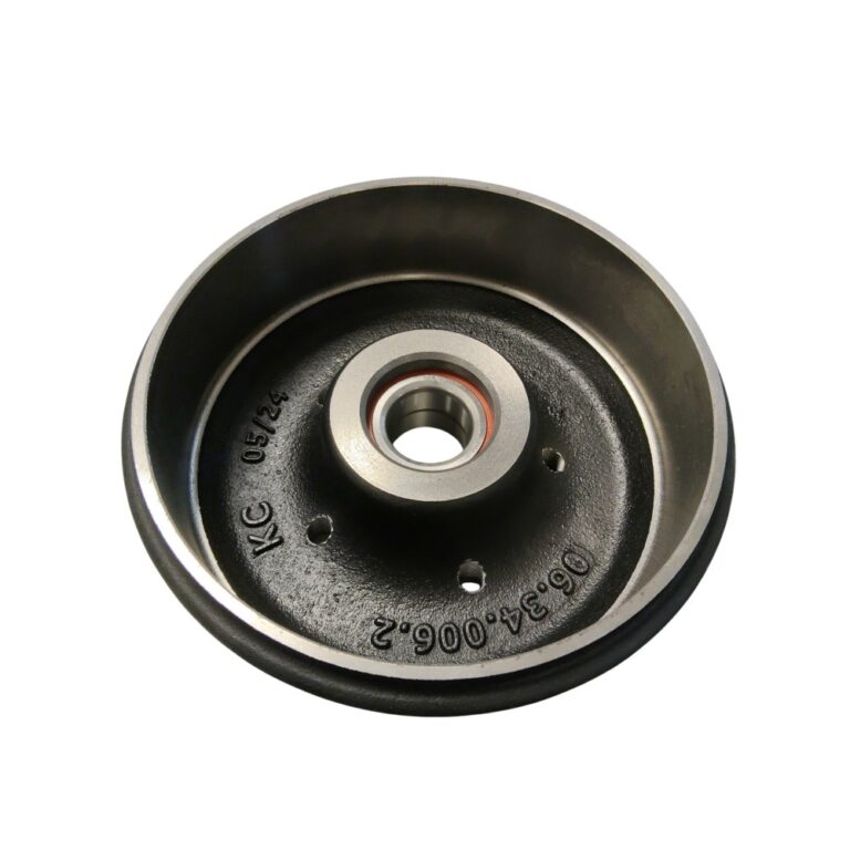 TAMBUR DE FRÂNĂ 200 x 50 pentru KNOTT 5 x 112 cu rulment compact 34/64 x 37 mm / ax 1350 kg
