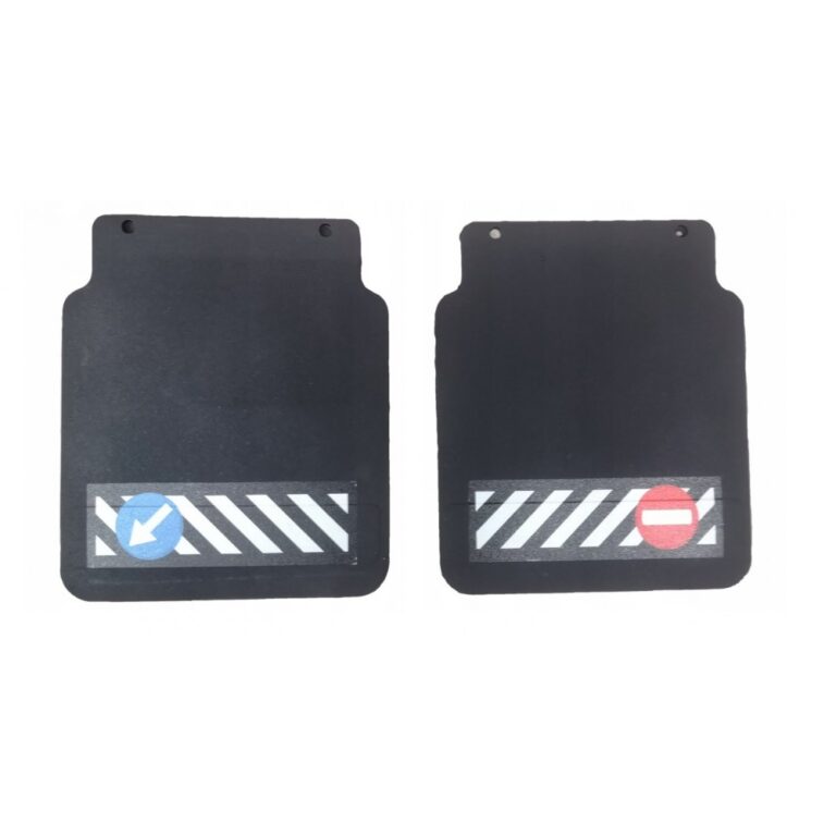 Apărătoare de noroi din cauciuc 190x225mm OBLIGATORIU / INTERZIS