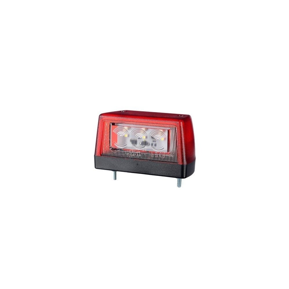 Lumină de înmatriculare + lumină de poziție LED 12/24 Lumină de înmatriculare + lumină de poziție LED 12/24