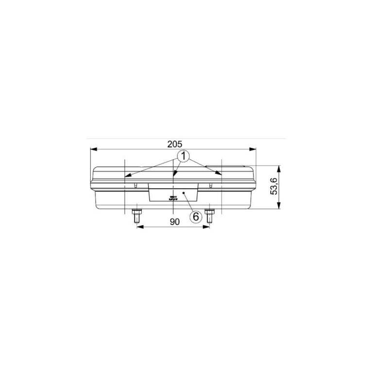Lampă spate LED 12/24V stânga