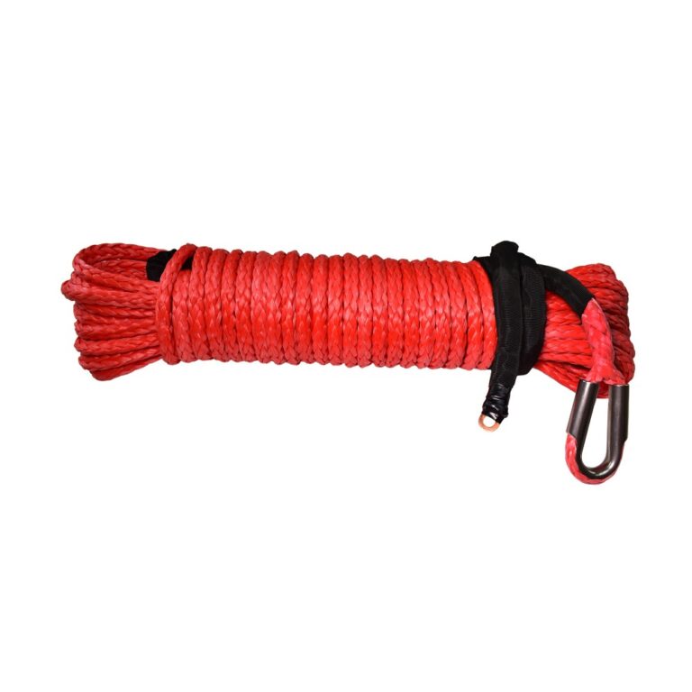 Frânghie sintetică 12mm x 25m - roșie 11.5T