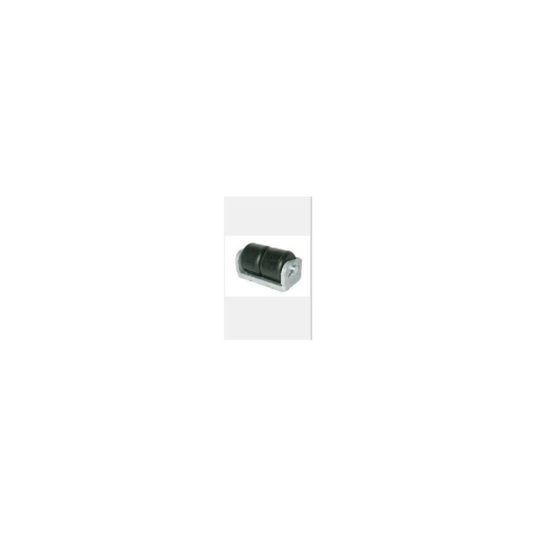 BARĂ DE PROTECȚIE DIN OȚEL-CAUCIUC CU 2 ROLE FI 100 MM L 200 MM ZN GALVANIZATĂ