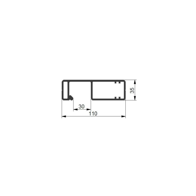 Profil CS MINI 110x35 L-2500mm