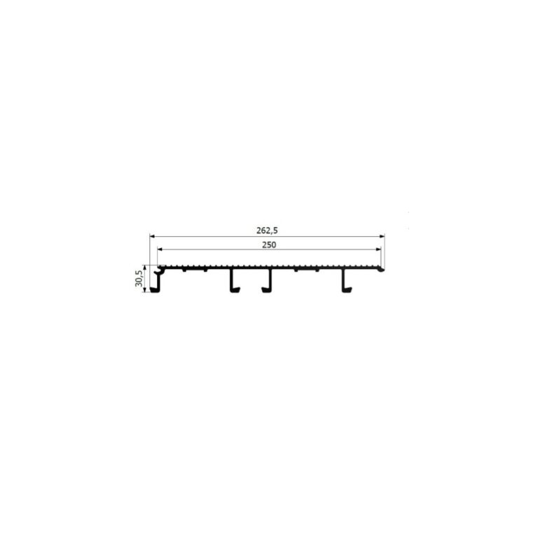PROFIL DE PODELEA 250x30 L 2200 MM