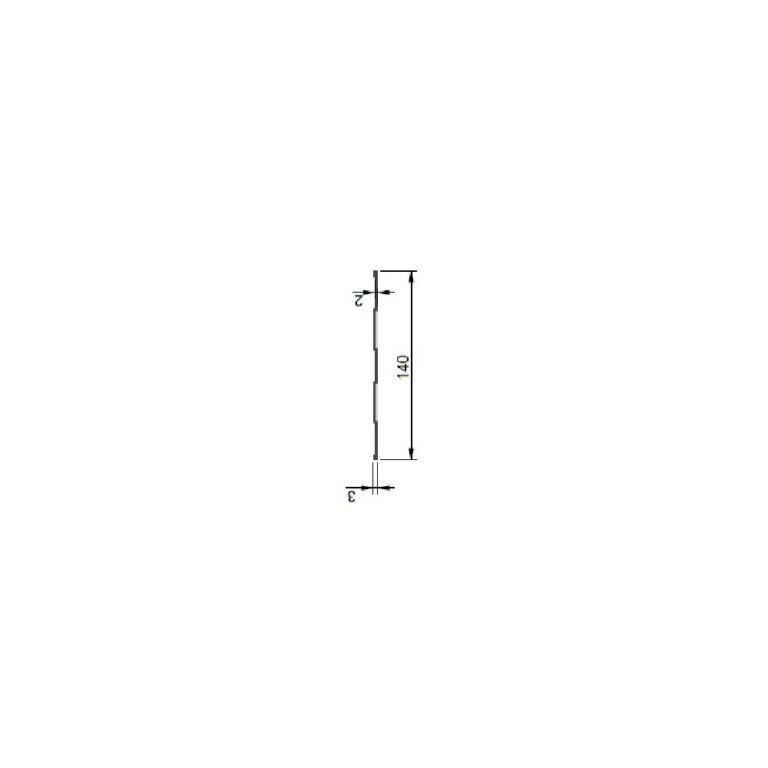 Profil interior container "140mm" L-2260mm ALU