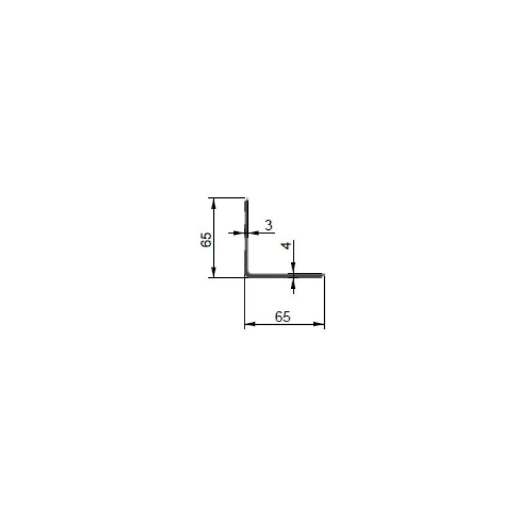Profil recipient extern/intern anod 65 x 65 mm L-2260 mm