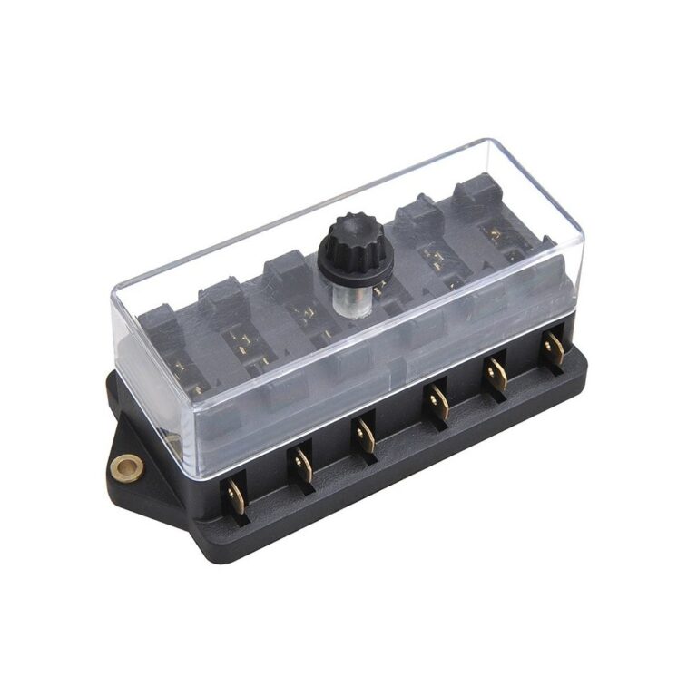 CUTIE ELECTRICĂ DIN PLASTIC CU 6 POLI