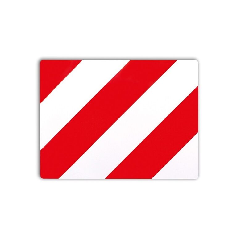 PANOU DE AVERTIZARE STÂNGA SUPRADIMENSIONAT FĂRĂ ILUMINARE ROȘU 30x40cm