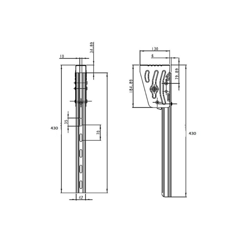 SUPORT PROTECȚIE ANTI-CICLISM TAKLER MAGNELIS L 430MM OMOLOGAT