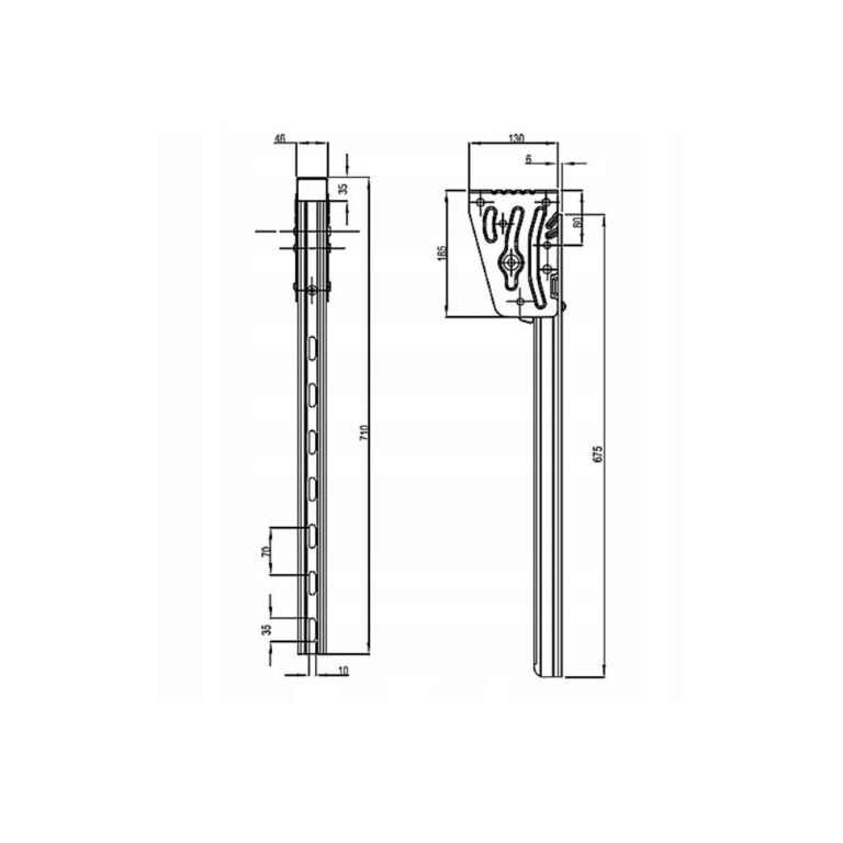SUPORT PROTECȚIE ANTI-CICLISM TAKLER MAGNELIS L 710 MM OMOLOGAT