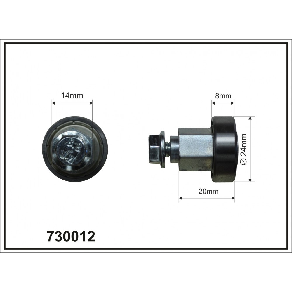 Rolă de acoperiș FI 24 L 20 KOGEL 628-B Rolă de acoperiș FI 24 L 20 KOGEL 628-B