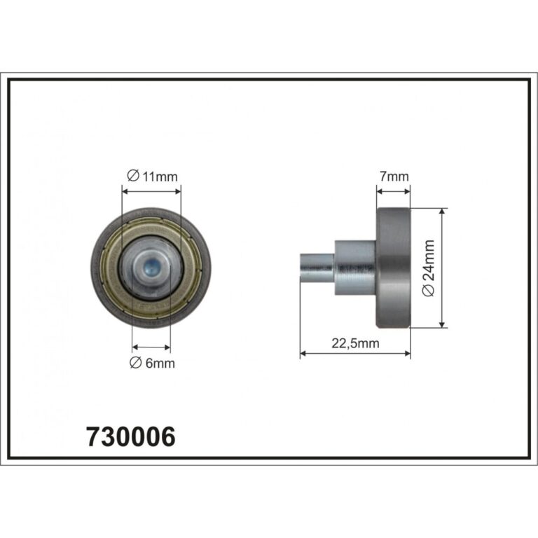 Sistem de rulare pentru acoperiș FI 24 L 22.5 609-CSMAX