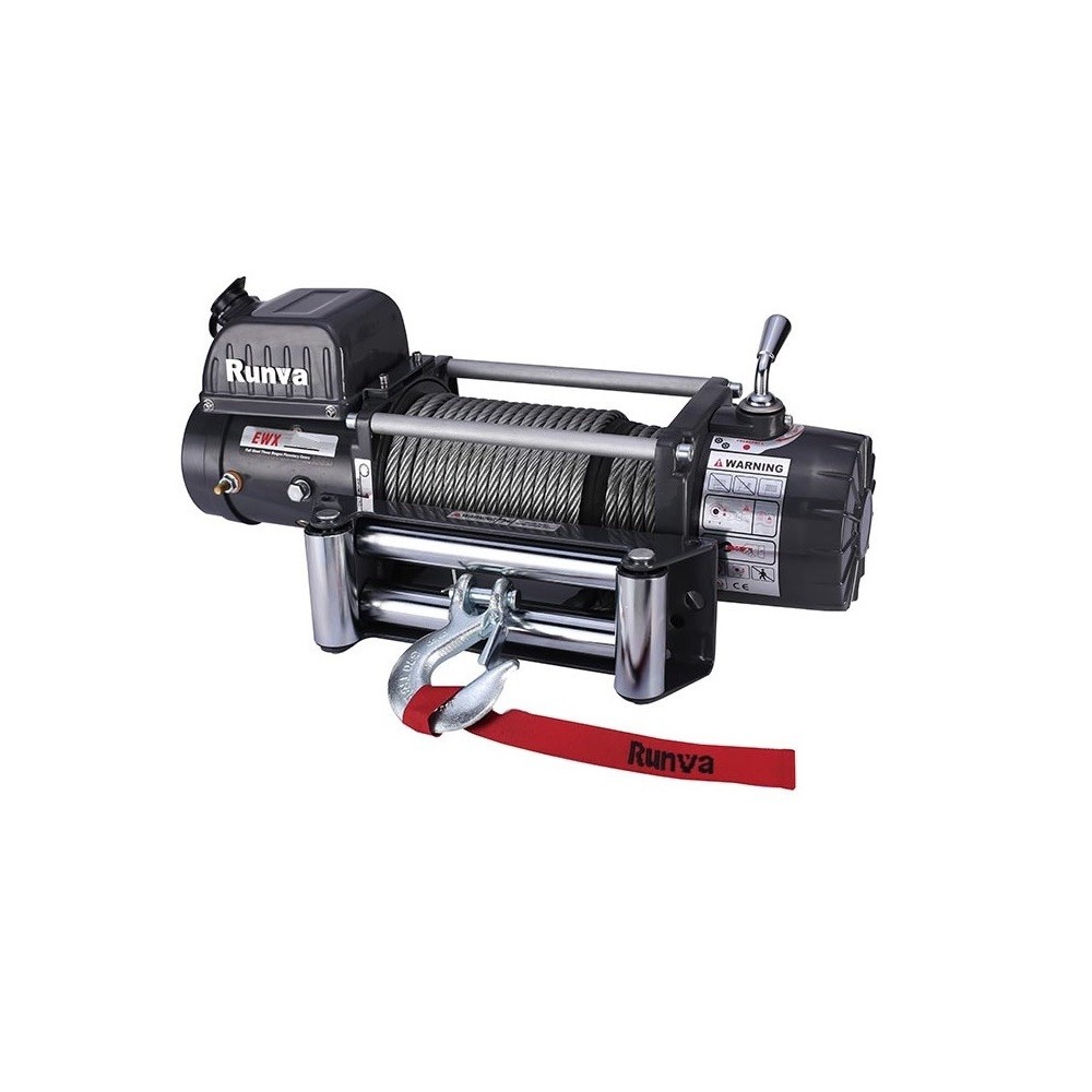 Troliu RUNVA EWX12000 cu cablu de oțel de 12 V Troliu RUNVA EWX12000 cu cablu de oțel de 12 V