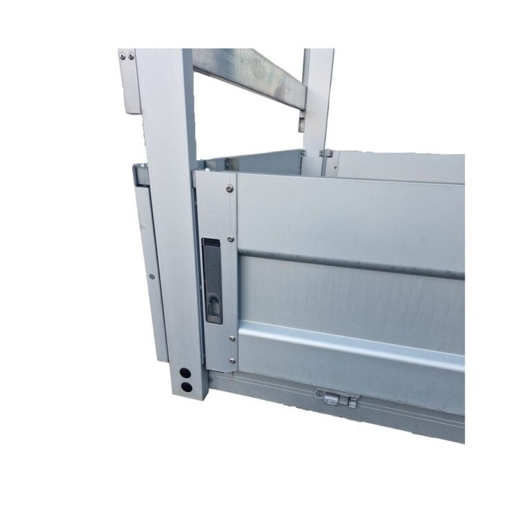 Închidere laterală verticală 400 INOX Stânga fără capăt