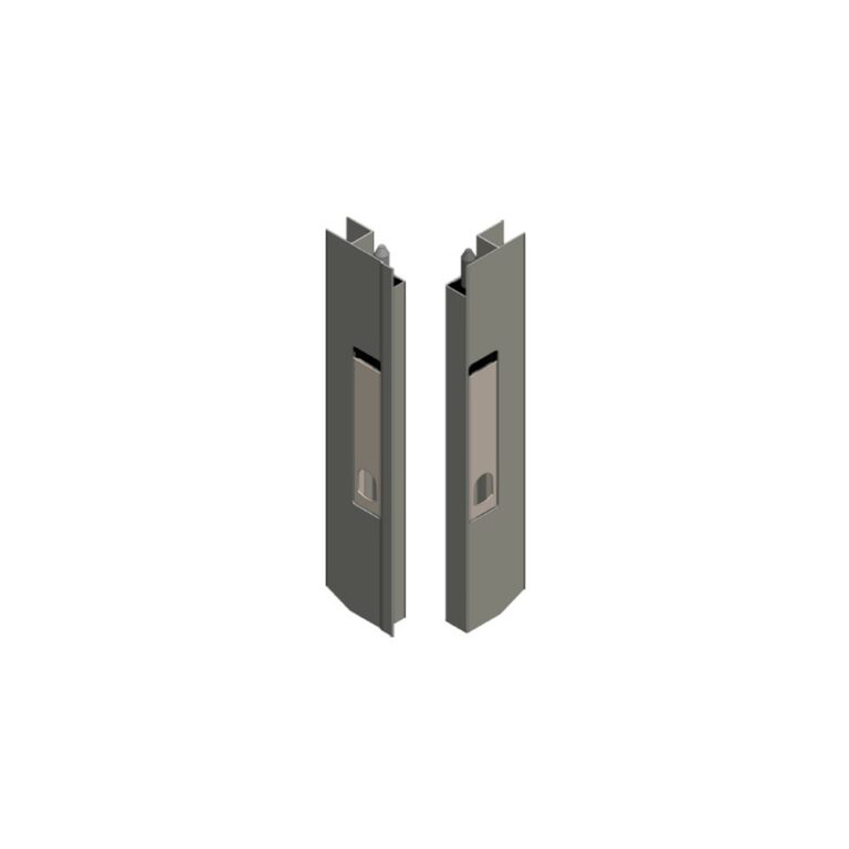 Închidere laterală verticală 600 INOX Dreapta fără capăt