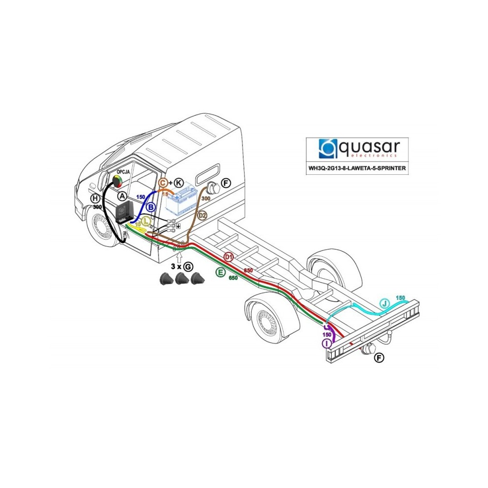 KIT DE MONTARE CABLAJ REMORCA MERCEDES SPRINTER KIT DE MONTARE CABLAJ REMORCA MERCEDES SPRINTER
