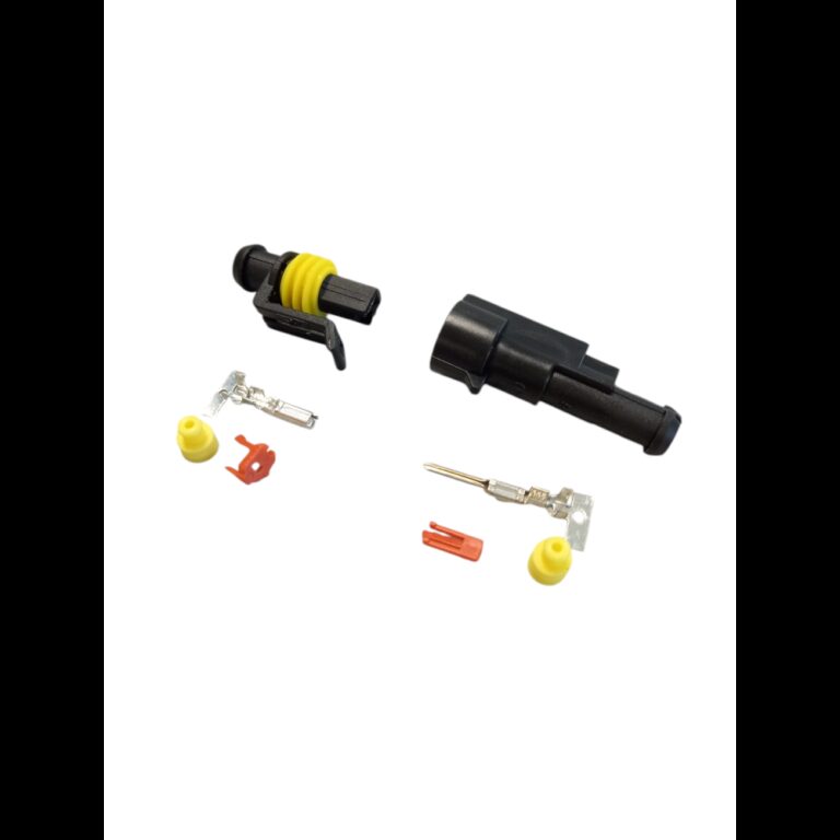 Set conector ermetic cu mufă AMP SUPER SEAL 1-PIN